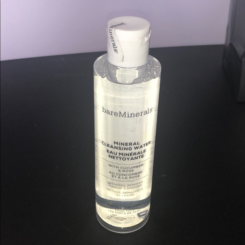 Bare minerals mineral cleansing water